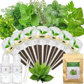 Gourmet Herb Seed Pod Kit for AeroGarden, idoo, Ahopegarden, MUFGA Hydroponics Garden with Basil, Parsley, Thyme, Mint, Cilantro, Dill, Oregano - Compatible with All Hydroponics (7-Pod)