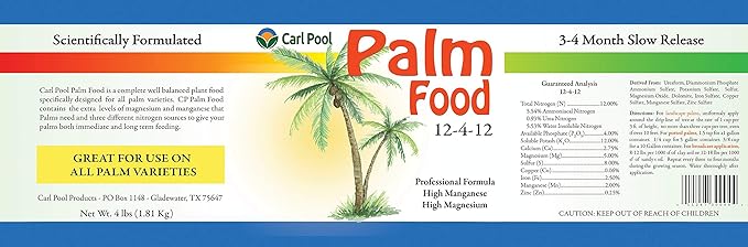 Palm Food 12-4-12 4 Lbs