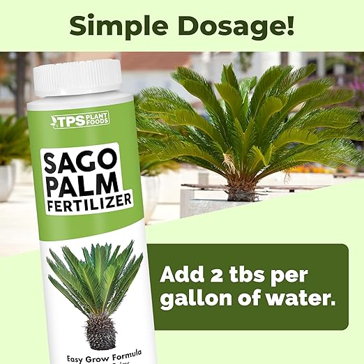 Sago Palm Fertilizer – Liquid Plant Food for Rich Green Fronds, Stronger Roots & Healthy New Growth, 8 oz
