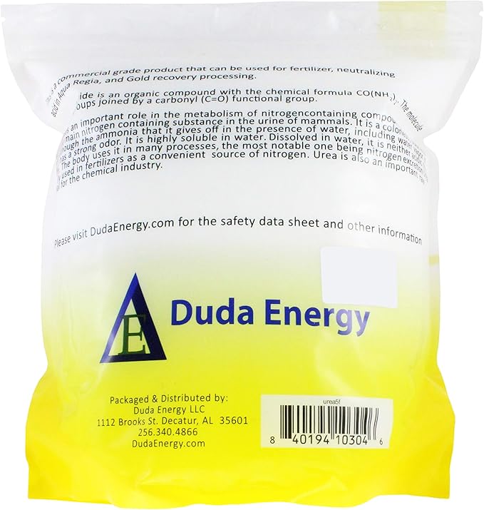 Prilled Urea - 10 lb (2 x 5 lb Bags), 46% Nitrogen, 98.5% Purity, Commercial Grade