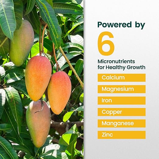 32oz Mango Fruit Tree Fertilizer - Makes 32 Gallons of Mango Tree Fertilizer for Mangoes, Nutrient-Rich Liquid Plant Food for Strong Roots, Lush Foliage, and Abundant, Juicy Mangos
