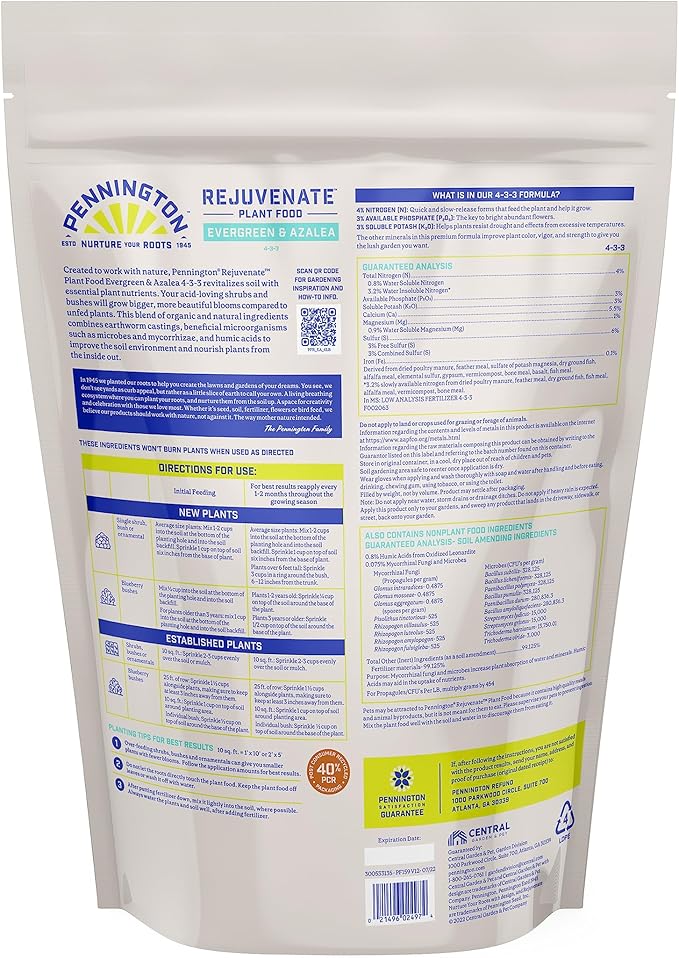 Pennington Rejuvenate Evergreen & Azalea 4 Pounds