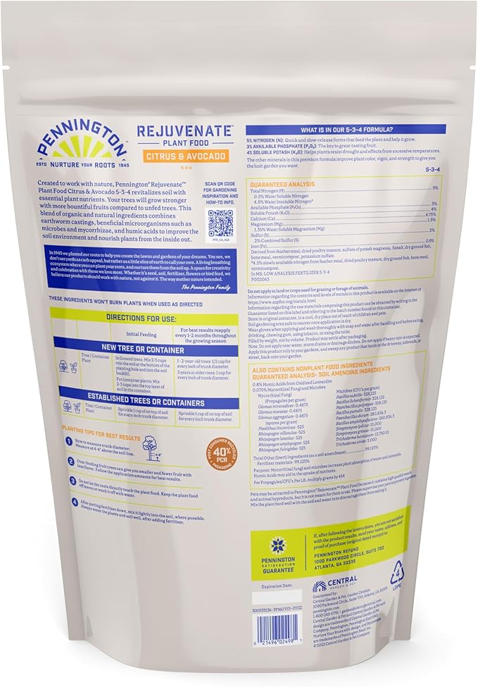 Pennington Rejuvenate Citrus & Avocado 4 Pounds