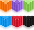 Lallisa 240 Pcs Clone Collars 2 Inch Foam Inserts for Hydroponic Cloning Machines Fits 2" Net Pots Reusable Collars for Hydroponics Plant Germination in DIY Cloner and Clone Machines (Multicolor)