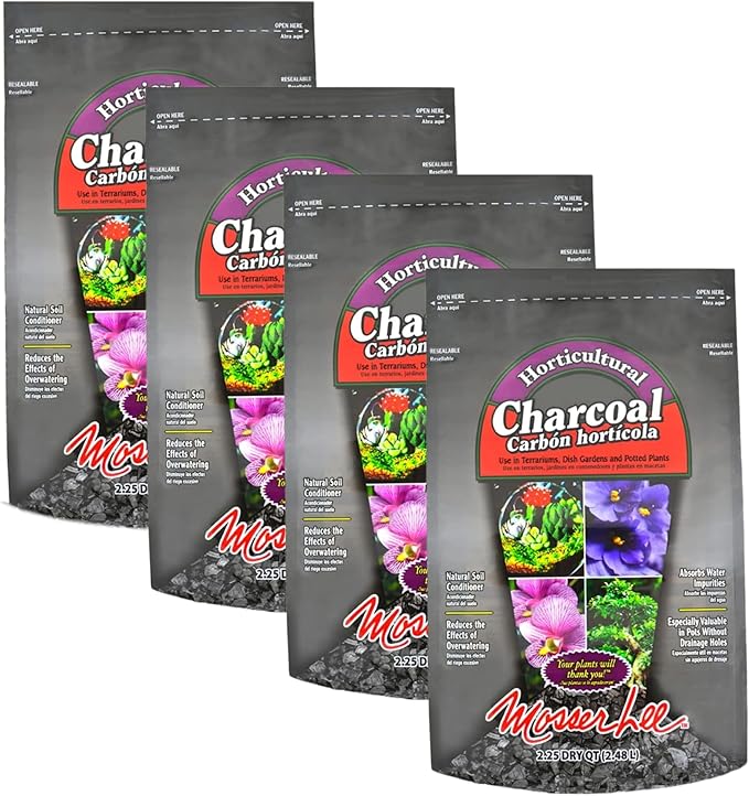 Mosser Lee Organic Horticultural Charcoal, 2.25 Dry qt, Brown - Case of 4