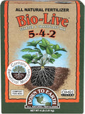 Down to Earth Organic Bio-Live Fertilizer Mix 5-4-2, 5 lb