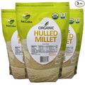 McCabe Organic Hulled Millet - Millet Organic | Rich with Fiber & Minerals | USDA and CCOF Certified | Packed in USA | 2Lbs (Pack of 3)