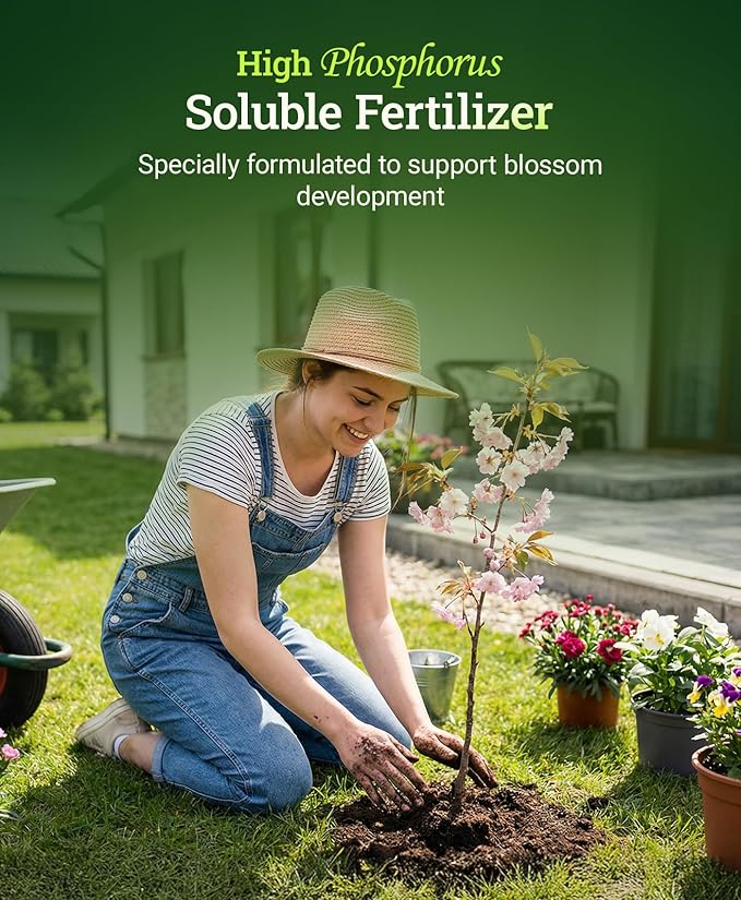 FoxFarm Beastie Bloomz Water Soluble Fertilizer for Mid-Flowering Stage, High Phosphorus Fertilizer 0-50-30, Supports Blossom Development, Easily Dilutes in Water, Ideal for Hydroponics & Soil, 1 lb