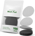 LE TAUCI Plant Pot Hole Mesh Pads, 2-Inch Round Flower Pot Drainage Covers, Prevent Soil Loss, Durable Reusable, Bonsai Bottom Grid Mat, Gardening Essentials, 100-Pack