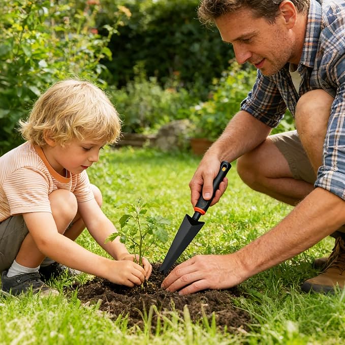 Hand Weed Puller Tool, Handy Forked Head Weeder Puller Carbon Steel Forked Weeder Puller Tool for Courtyards and Gardens