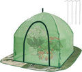 Portable Plant Cover Tent with Waterproof Base for Garden Indoor/Outdoor Tabletop Mini Greenhouse for Seed Starting Humidity Small Plants, Plant Protection from Animal for Raised Bed(L - PE - 1PCS)