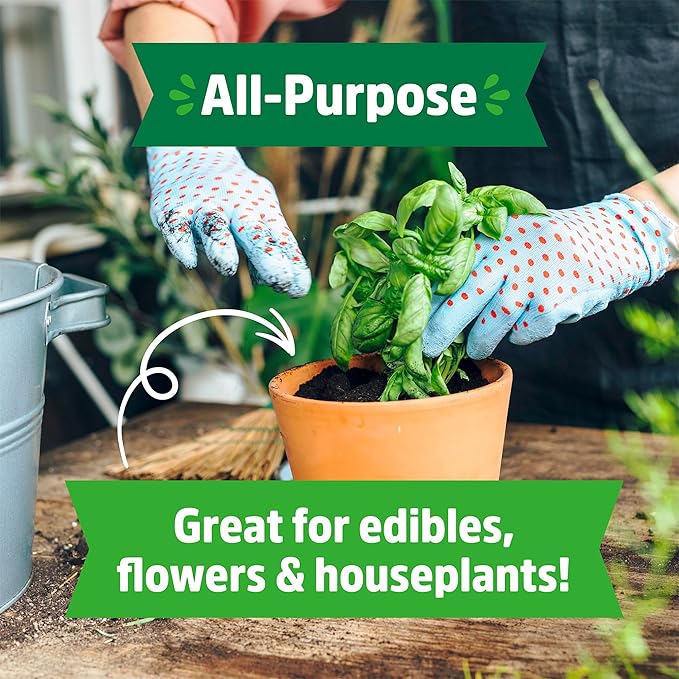 Back to The Roots All-Purpose Potting Mix 6 Quarts (Best Value), 100% Organic & USA Made for Herbs, Veggies, Flowers, w/Nutrient Rich Plant Food, Worm-Castings, & Moisture Controlling Yucca, 2 Packs