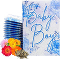 Wildflower Seed Packets Baby Boy Baby Shower Party Favors (Pack of 30) - Wildflower Seed Packet Favors Gift Boy Blue