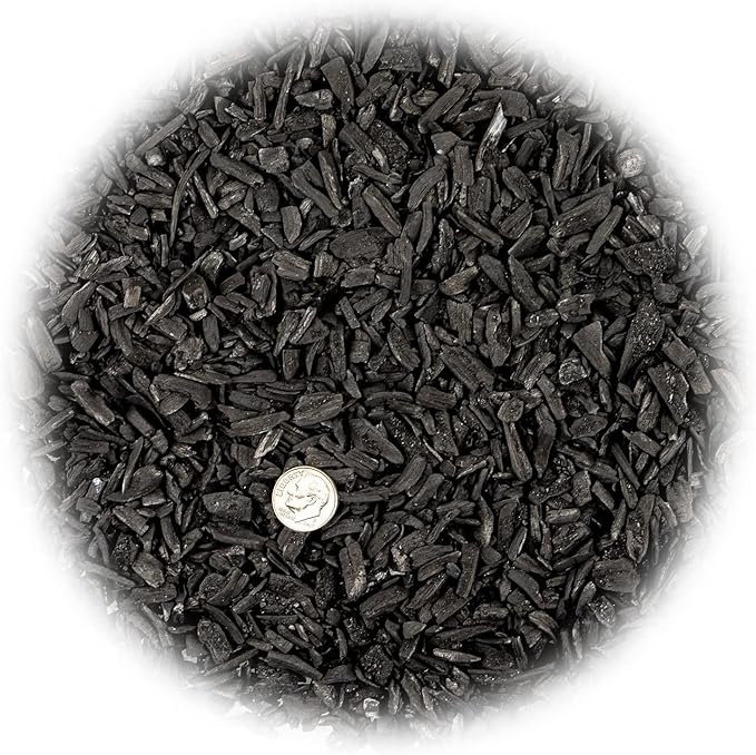 Gardenera - 1 Quart - Premium Horticultural Charcoal for Indoor Plants | Black Diamond Soil Amendment for Orchids, Terrariums, and Gardening