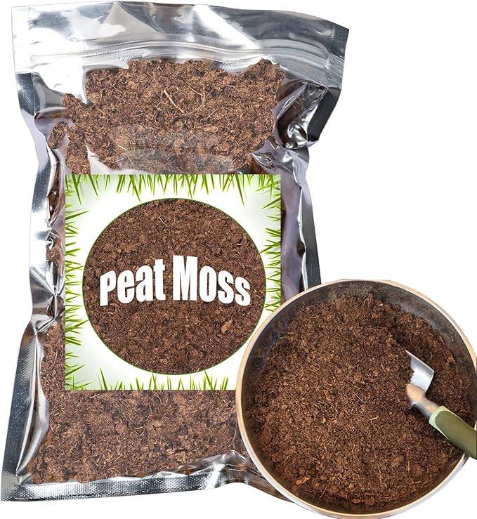 Organic Sphagnum Peat Moss, Added to Soil and Enriches Plant Roots, Gardening Soil Amendment and Carnivorous Plant Soil Media(4qt)