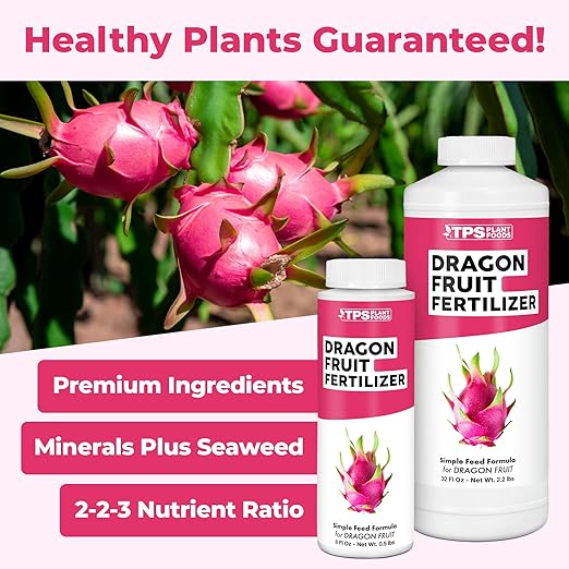 Dragon Fruit Fertilizer – Liquid Plant Food for Bigger Fruit, Better Flowering & Stronger Root Development, 32 oz