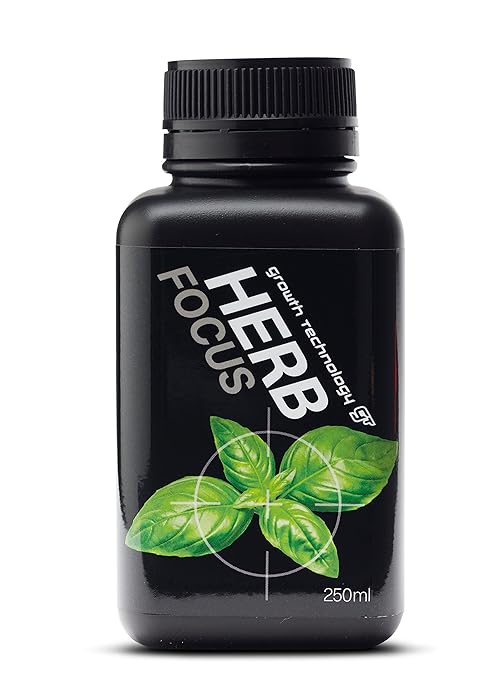 Growth Technology GT Herb Focus – Liquid Plant Food for Basil, Parsley, Coriander, Thyme, Dill, Oregano, Rosemary – Ideal for Culinary Herbs in Gardens, Containers & Hydroponics – 8.5 fl oz (250 mL)