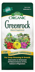 Espoma Organic Greenrock All-Natural Mineral Supplement and Fertilizer for Organic Gardening. for Flowers, Vegetables, Trees & Shrubs. 7 lb. Bag Pack of 1