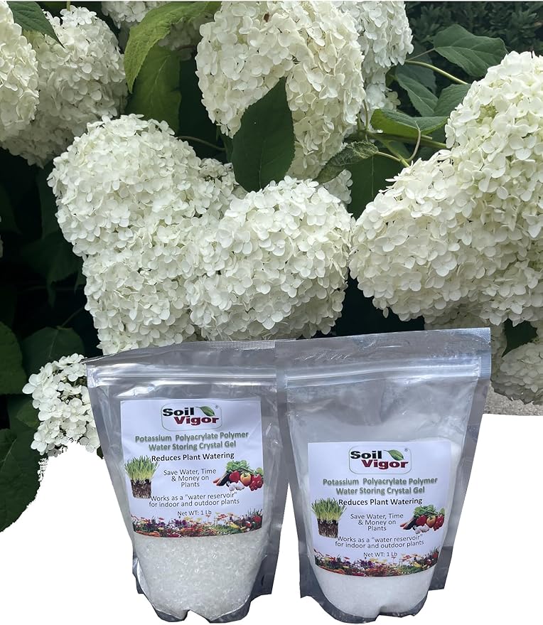 The Ultimate Super Absorbent Polymer for Thirsty Plants - Reduce Watering, Boost Growth, and Save Water 2 Pounds