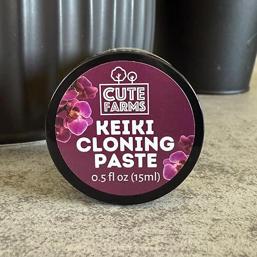 Keiki Cloning Paste (0.5oz) for Orchids & Houseplants - 2X Size - Create New Growth with Cute Farms Hormone Gel