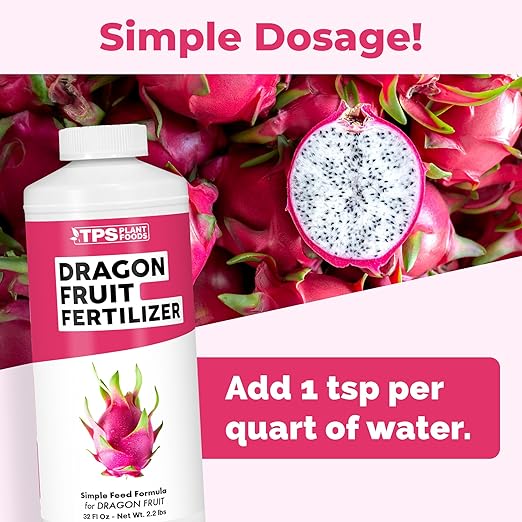 Dragon Fruit Fertilizer – Liquid Plant Food for Bigger Fruit, Better Flowering & Stronger Root Development, 32 oz