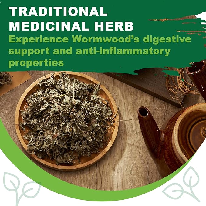 TKE Farms & Gardens - Wormwood Seeds for Planting, 1000+ Heirloom Non-GMO Seeds, Aromatic Perennial Herb with Silvery Foliage, Hardy and Drought-Tolerant, Beautiful Low-Maintenance Garden Plant
