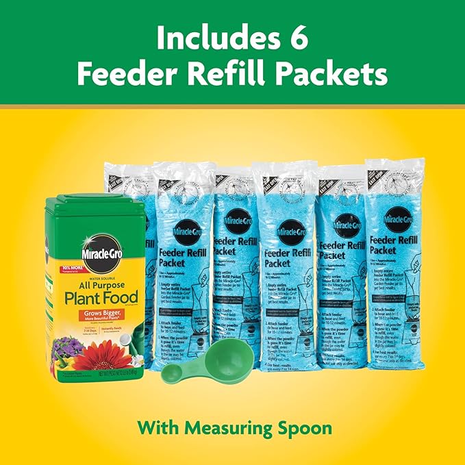 Miracle-Gro Water Soluble All Purpose Plant Food - Fertilizer For All Indoor or Outdoor Plants including Roses, Flowers, Vegetables, Houseplants, Trees, and Shrubs, 5.5 lbs.
