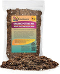 GARDENERA Organic Potting Mix for All Plant Types for Indoor and Outdoor Use, Great for Veggies, Spices, and Holistic Herbs - (4 Quart Bag)