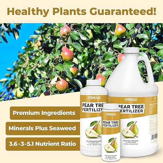 Pear Tree Fertilizer – Liquid Plant Food for More Fruit, Better Flowering & Stronger Root Development, 8 oz