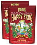 FoxFarm Happy Frog Tomato & Vegetable Fertilizer - Vegetable Fertilizer for Vigorous Feeders, 5-7-3 Blend with Calcium & Mycorrhizal Fungi, Supports Abundant Fruit Development, 4lb, Pack of 2