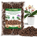 Leca Clay Pebbles for Plants - 5mm-10mm Clay Balls for Plants Pebbles for Indoor Plant Hydroponic Growing Gardening Orchids Drainage Decoration Aquaponics Growing Terrarium 250g