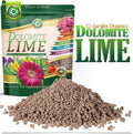 Organic Dolomite Lime - Made in USA - Garden Soil Amendment Fertilizer for Lawns, Plants & Flowers. Calcium/Magnesium Additive. Safely Stabilize pH. Cures Blossom End Rot in Tomatoes. OMRI Listed