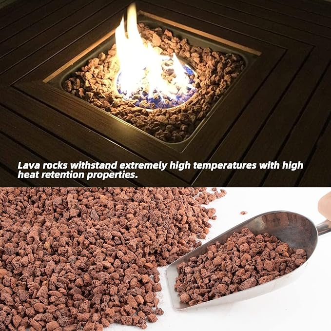 14lb Red Lava Rock for Plant, Horticultural Volcanic Rock Soil for Decorative Landscaping Bonsai, Cacti, Succulents Plants Top Dressing for Release Excess Water