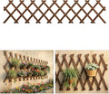 Expandable Garden Trellis, 13.2" x 63" Trellis for Climbing Plants Outdoor, Wooden Lattice Fence Wall Panel Lattice Panels for Outside, for Climbing Plants Vine Ivy Rose Cucumbers Clematis
