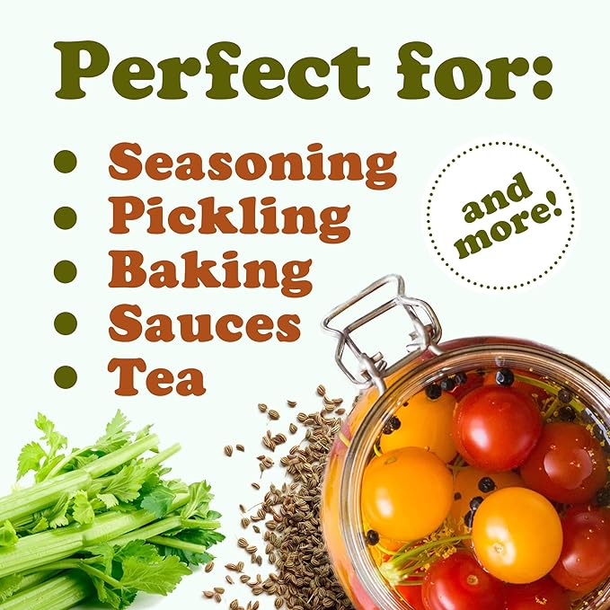 Food to Live - Celery Seeds, 1 Pound Bulk, Kosher