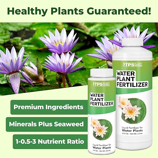 Water Plant Fertilizer – Liquid Plant Food for Healthy Aquatic Growth, Stronger Roots & Vibrant Water Plants, 8 oz