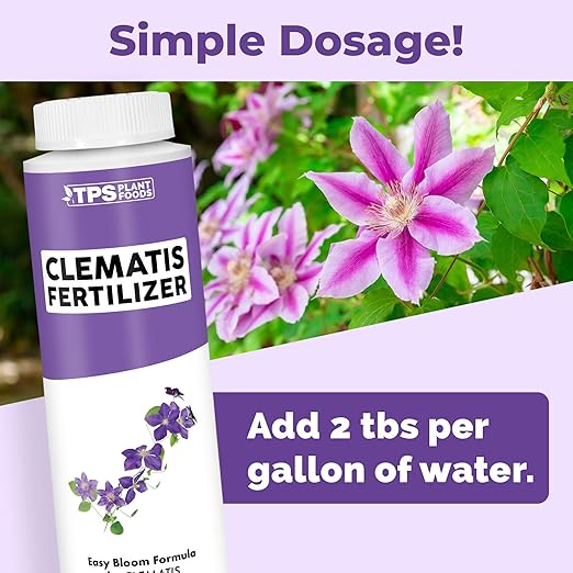 Clematis Fertilizer – Liquid Plant Food for More Blooms, Stronger Vines & Vibrant Flower Color, 8 oz