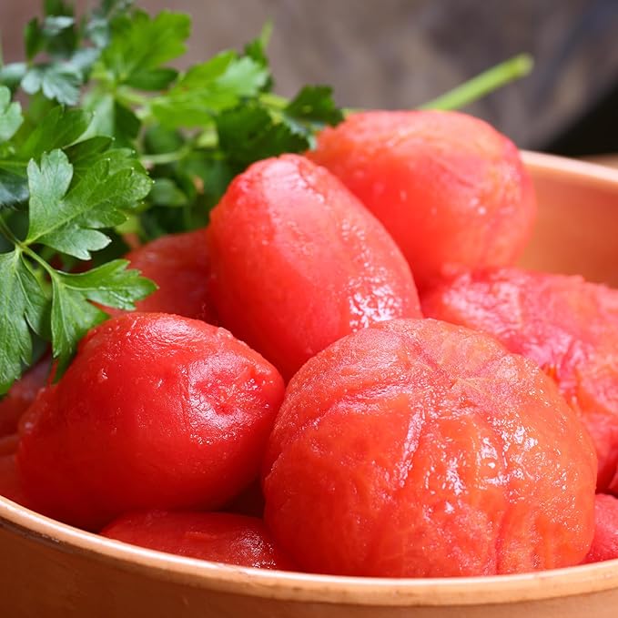 Song' E Napule San Marzano DOP Authentic Whole Peeled Plum Tomatoes, 28 Ounce (Pack of 6)