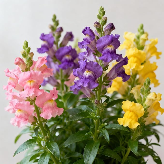 5000+ Snapdragon Flower Seeds for Planting, Mixed Non-GMO Heirloom Snapdragon Seeds, Beautiful Snapdragon Flowers for Home Garden, Potted Decoration