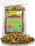 Premium Grade Sphagnum Moss by Gardenera - Organic Hand Mixed New Zealand Long Fibered Sphagnum Moss Orchid - 1 Quart