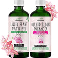 Orchid Fertilizer – Complete Orchid Plant Food Set 3-1-2 & 0-3-2 Liquid Fertilizers for Blooming, Root Growth – Optimal Orchids Care (2 x 8 OZ Bottles)