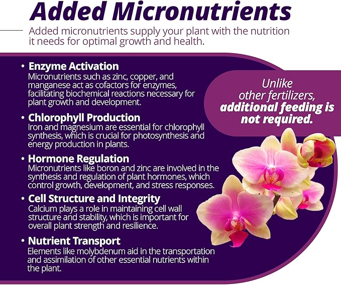 Jack's Classic 3-9-6 Orchid Bloom Booster Liquid Plant Food with Micronutrients, 8 fl. oz.