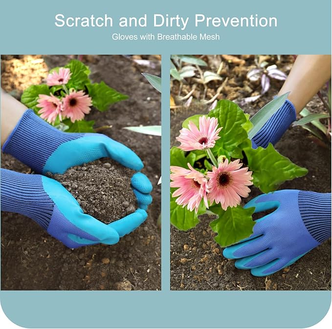 Kynup Garden Tools, Gardening Gift for Women, Men, Beginners, Gardening Hand Tools Kit, Gardening Supplies, Essentials, Garden Stuff, Rust Resistant Garden Tool Set for Weeding, Digging, Planting