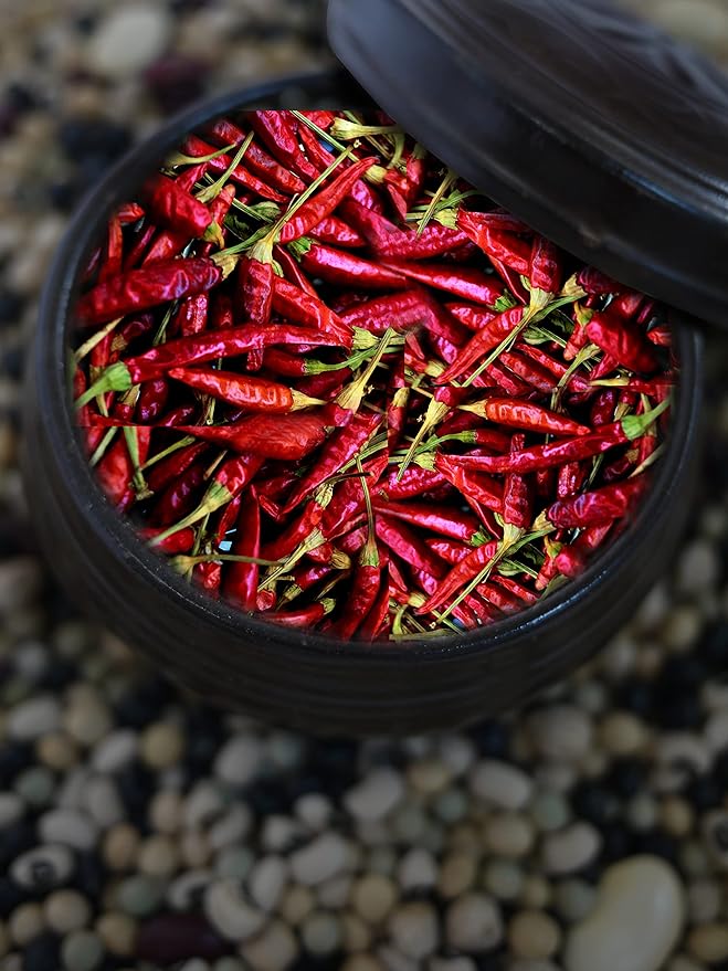 McCabe Organic Sun-Dried Red Chili Pepper - Dried Japanese Variety Chili Peppers | Rich with Vitamin D & Minerals | USDA and CCOF Certified | Product of USA | 50g (Japanese Pepper/Yatsufusa Variety)