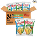 Sensible Portions Garden Veggie Snacks - Veggie Straws, Snack Size Variety Pack, Sea Salt & Zesty Ranch, 1 Oz (Pack of 24)