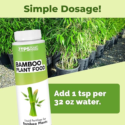 Bamboo Plant Food – Liquid Plant Food for New Shoot Growth, Rich Green Leaves & Strong Root Development, 8 oz