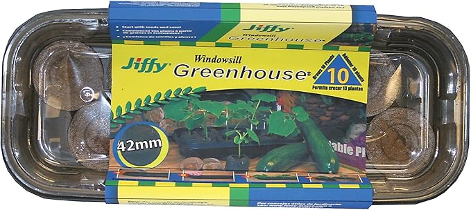 Jiffy 42mm Windowsill Greenhouse 10