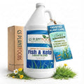 GS Plant Foods Liquid Fish & Kelp Fertilizer – (1 Gallon) Organic Material Review Institute Listed Natural Plant Food for Home Gardens, Lawns, and Vegetables