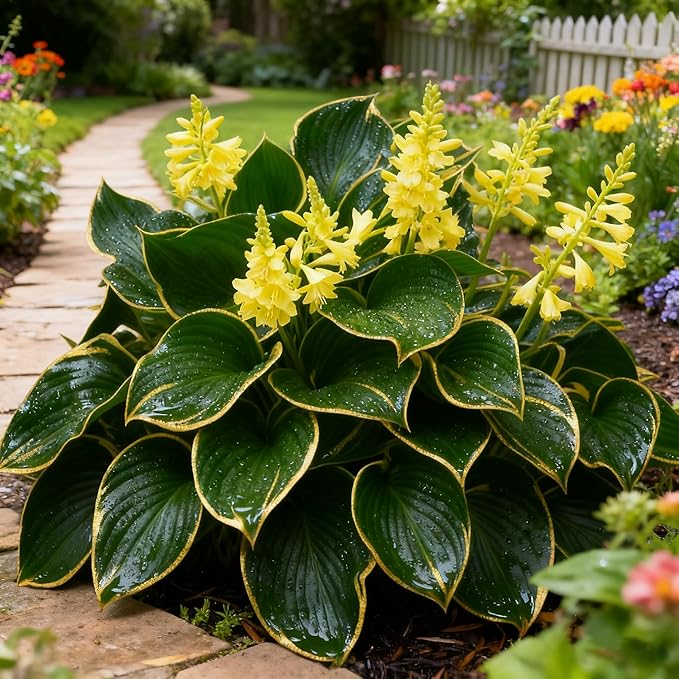 Hosta Seeds for Planting, 299+ Mixed Hosta Seeds, Perennial Flower Palnts, Non-GMO Heirloom Hosta Flower Seed for Home Garden Outdoor
