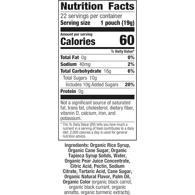 Annie's Sour Bunnies Fruit Flavored Snacks, Cherry, Lemon & Orange Flavors, Made With Organic Fruit Juice, Value Pack, 15.4 oz